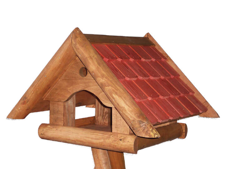 Kleiber Vogelhaus mit Holzschindeln